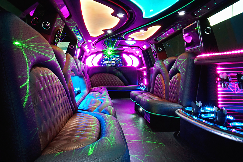 Limousine Bus interior