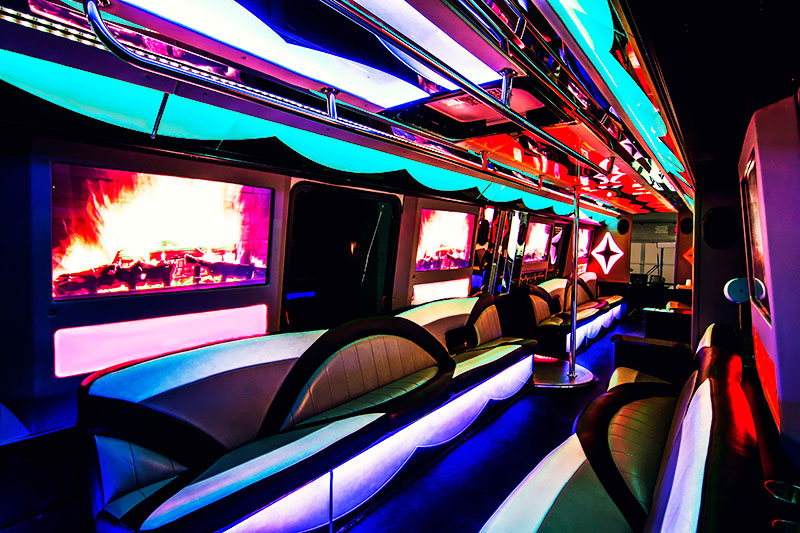 Key West Limousine Bus Interior Design
